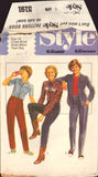 Style 3191 Boys'/Teen's Shirt with Long or Short Sleeves and Trousers, Uncut, Factory Folded Sewing Pattern Size 14