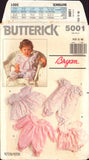 Butterick 5001 Bryan Infants' Dress, Panties and Party Pants, Uncut, Factory Folded, Sewing Pattern Multi Size Newborn-Medium