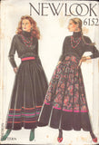 New Look 6152 Sewing Pattern, Skirts, Size 8-12, PARTIALLY CUT, COMPLETE