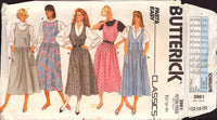 Butterick 3961 Jumper in Two Lengths with Neckline Variations, Uncut, Factory Folded Sewing Pattern Size 12-16