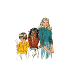 Kwik Sew 1276 Girls' Pullover Tops with Neckline and Sleeve Variations, Uncut, Factory Folded, Sewing Pattern Multi Size 8-14
