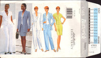 Butterick 4503 Ellen Tracy Jacket, Top, Skirt and Pants, Uncut, Factory Folded Sewing Pattern Size 12-16