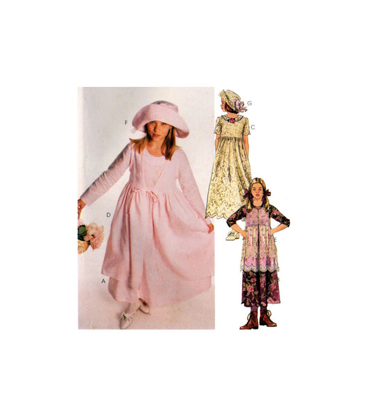 McCall's 8556 Empire Waist Dress, Tunic and Hat, Uncut, Factory Folded Patterns Central McCall's 8556 Empire Waist Dress, Tunic and Hat, Uncut, Factory Folded Patterns Central