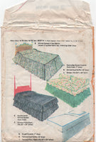 McCall's 8686 Bed Spreads, Throws, Coverlets and Dust Ruffles, Uncut, Factory Folded and Sealed Sewing Pattern Twin or Full Size