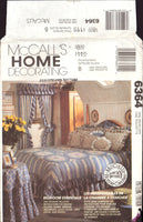 McCall's 6364 Bedroom Curtains, Valance, Table Topper, Pillow Covers, Comforter and Quilt, Uncut, Factory Folded and Sealed Sewing Pattern