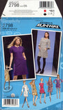 Simplicity 2798 Sewing Pattern, 2-Length Dress, Size 4-12, Uncut, Factory Folded