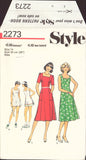 Style 2273 Flared, Princess Seamed Dress or Tennis Dress, Uncut, Factory Folded Sewing Pattern Size 14 Bust 36