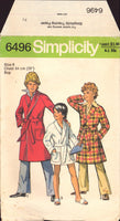Simplicity 6496 Boys' Robe in Two Lengths with Tie Belt, Uncut, Factory Folded Sewing Pattern Size 6