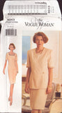 Vogue 9243 Sewing Pattern, Dress and Jacket, Size 8-10-12, Uncut, Factory Folded