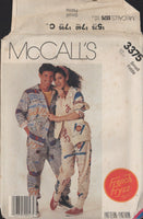 McCall's 3375 Sewing Pattern, Women's, Men's, Boys' Jacket, Shirt and Pants, Size Small, Partially Cut, Complete