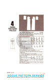 70s Sleeveless Dress with Large Square Collar, Bust 34" (87 cm) Vogue 8022, Vintage Sewing Pattern Reproduction