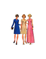 Simplicity 6031 Dress in Two Lengths with Keyhole Neckline and Sleeve Variations, Uncut, Factory Folded and Sealed Sewing Pattern Size 18