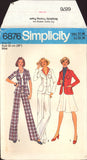 Simplicity 6876 Unlined Jacket, Pants and Skirt, Uncut, Factory Folded and Sealed Sewing Pattern Size 14