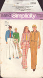 Simplicity 5590 Women's Unlined Denim Jacket and Pants, Uncut, Factory Folded Sewing Pattern Size 12 Bust 34