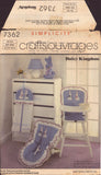 Simplicity 7362 Sewing Pattern, Babies' Room Accessories and Toy, One Size, Uncut, Factory Folded
