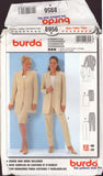 Burda 8956 Sewing Pattern, Jacket, Skirt, Pants, Size 10-24, Uncut Factory Folded