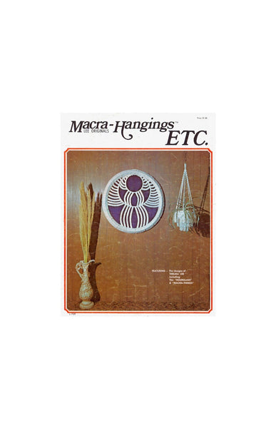 Macra-Hangings ETC. - Vintage 70s Macrame Guide With Patterns PDF 24 pages