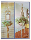 Macra-Hangings ETC. - Vintage 70s Macrame Guide With Patterns PDF 24 pages