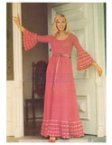 Crochet Dress For All Seasons 1970s Instant Download PDF 2 pages