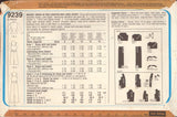 Simplicity 9239 Sewing Pattern, 2-Length Dress and Jacket, Size 12 or Size 16, Partially Cut, Complete