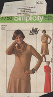Simplicity 7750 Sewing Pattern, Jiffy Dress or Top and Skirt, Size 12-14, Uncut, Factory Folded