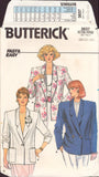 Butterick 3637 Sewing Pattern, Jacket, Size 20-22-24, NEATLY CUT, COMPLETE