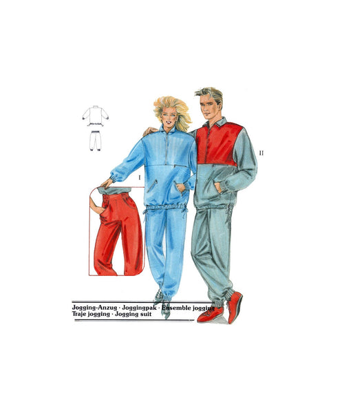 Neue Mode 20739 Unisex Activewear: Jogging Suit, Uncut, Factory Folded Sewing Pattern Multi Size 34-58