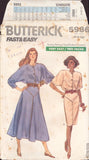 Butterick 5986 Sewing Pattern, Top and Skirt, Size 6-8-10, Not cut, Cut apart