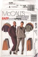 McCall's 9575 Lounge or Activewear: Jacket, Pants and Skirt, Uncut, Factory Folded, Sewing Pattern Size 12-14