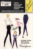 Tumble Times Carolynne Easy Adult and Child's Footless and Stirrup Tights, Uncut, Factory Folded Sewing Pattern Multi Size 3-18