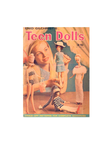 Enid Gilchrist's Teen Dolls - Drafting Book - Instant Download PDF 24 pages