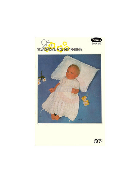 Patons 972 - 26 Designs For Knitted Baby Clothes Instant Download PDF 52 pages