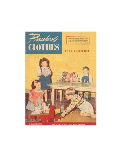 Enid Gilchrist Preschool Clothes - Drafting Book -  Instant Download PDF 48 pages