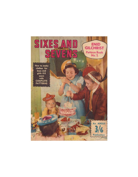 Enid Gilchrist Sixes and Sevens - Drafting Book -  Instant Download PDF 48 pages