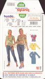 Burda 8082 Sewing Pattern, Dress Shirt, Size 10-24, Uncut Factory Folded