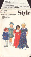 Style 2167 Sewing Pattern, Girls' Bridesmaid or Party Dress, Size 3, Cut, Complete OR Size 5, Cut, Complete