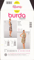 Burda 7512 Sewing Pattern, Dress, Size 6-18, Uncut, Factory Folded
