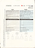 See&Sew 4424 Sewing Pattern, Top And Skirt, Size 8-10-12, Uncut, Factory Folded
