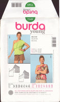 Burda 7549 Sewing Pattern, Blouse, Size 8-20, Uncut, Factory Folded