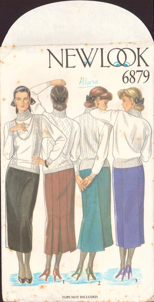 New Look 6879 Sewing Pattern, Skirts, Size 8-12, Cut, Complete