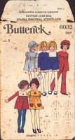 Butterick 6032 Sewing Pattern, Child's Dress, Pants and Hat, Size 2, Partially Cut, Complete