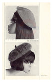 Patons 933 Hats and Caps - Vintage 60s Crocheted and Knitted Hat and Cap Patterns Instant Download PDF 20 pages