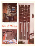 Variety The Spice of Macramé - Various Macrame Projects Instant Download PDF 40 pages