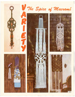 Variety The Spice of Macramé - Various Macrame Projects Instant Download PDF 40 pages