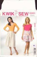 Kwik Sew 3931 Skirts, Size XS-XL, Cut, Complete