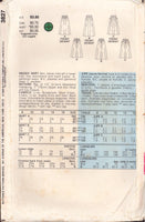 Butterick 3827 Sewing Pattern, Skirt, Size 8, Cut, Complete
