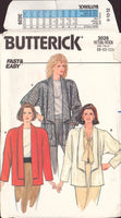 Butterick 3026 Sewing Pattern, Jacket, Size 8-10-12, Uncut, Factory Folded