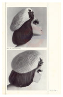 Patons 933 Hats and Caps - Vintage 60s Crocheted and Knitted Hat and Cap Patterns Instant Download PDF 20 pages