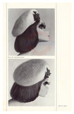 Patons 933 Hats and Caps - Vintage 60s Crocheted and Knitted Hat and Cap Patterns Instant Download PDF 20 pages