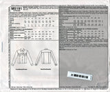 McCall's 5191 Palmer Pletsch Classic Fit Jean Jacket with Princess Seams Uncut, Factory Folded, Sewing Pattern Size 16-22